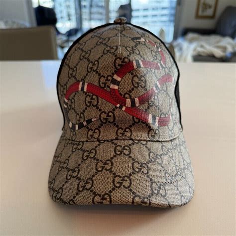 gucci snake trucker hat